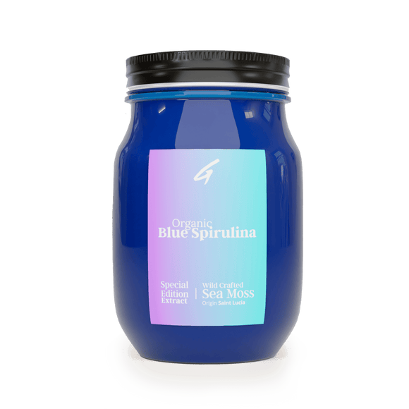 16oz Blue Spirulina Sea Moss - Griffy's Organics