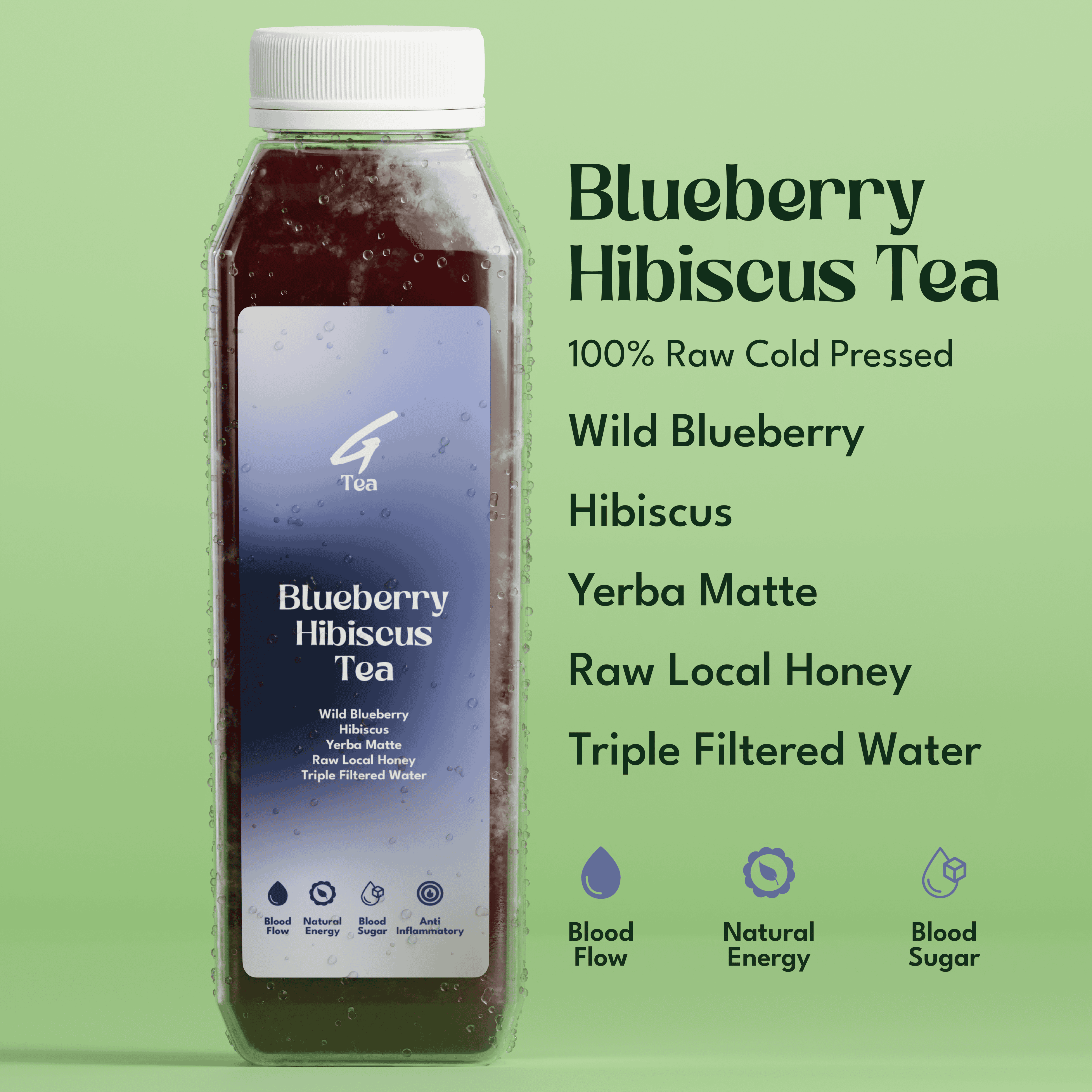 Blueberry Hibiscus Tea