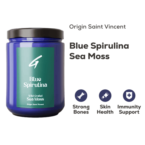 Blue Spirulina Sea Moss Gel