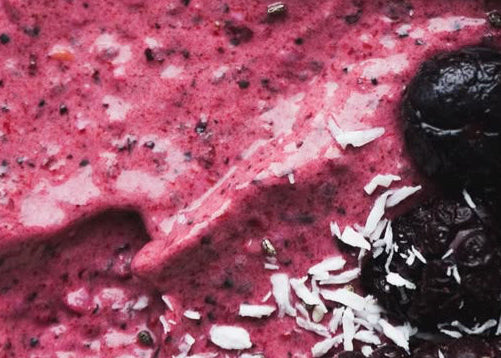 Inside the blender