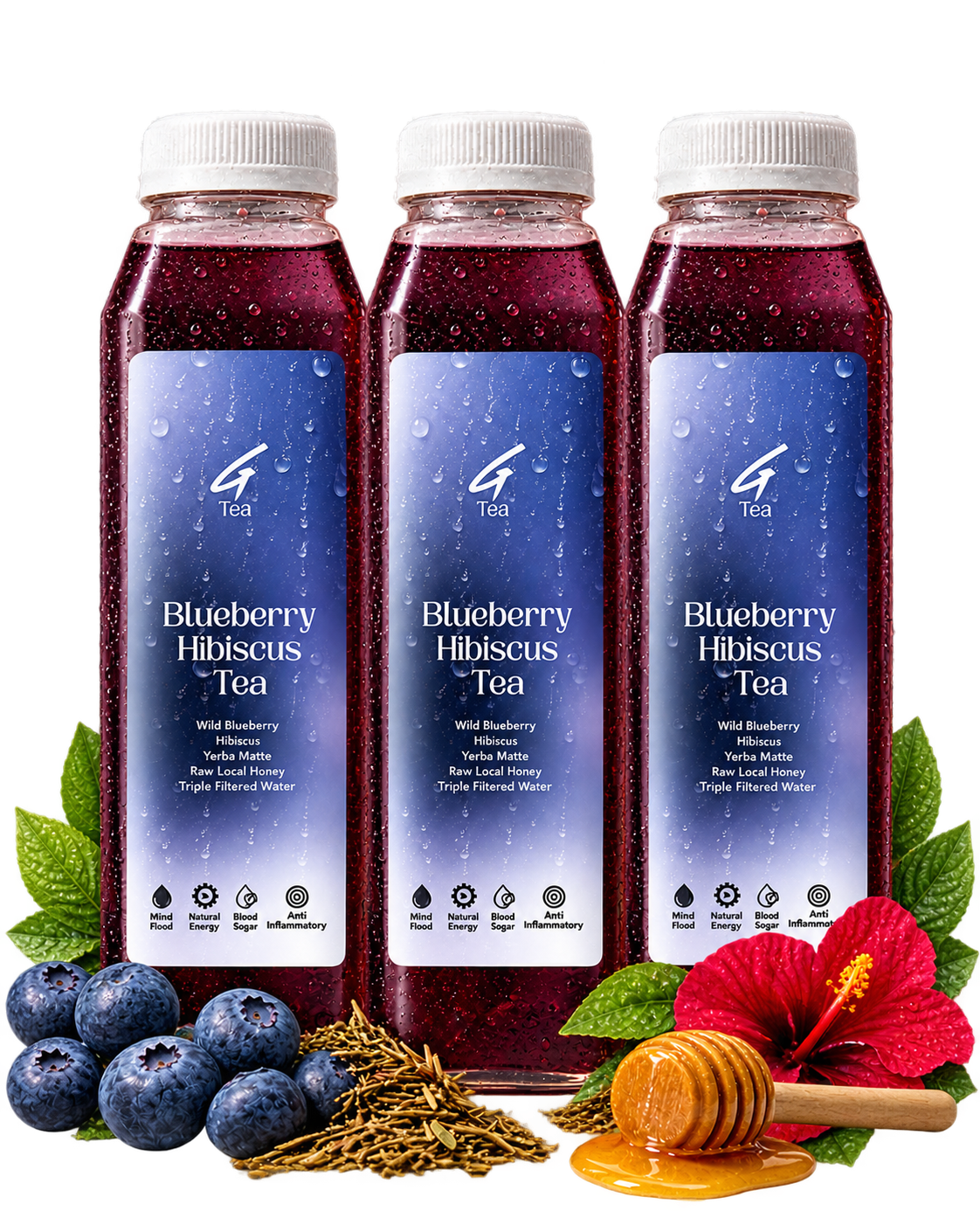 Blueberry Hibiscus Tea